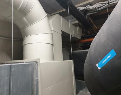 Swimming pool ducts renovation